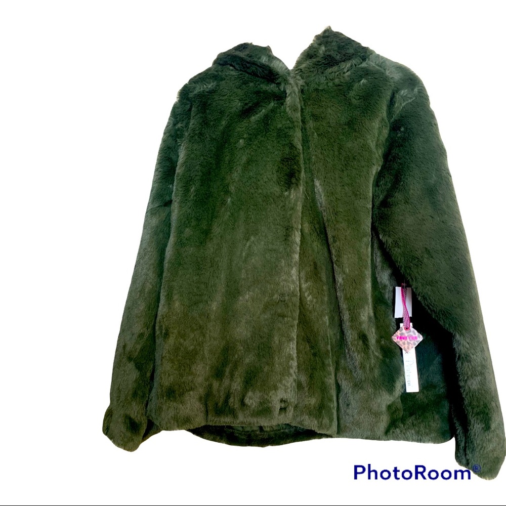 PINK PLATINUM - FAUX FUR JACKET